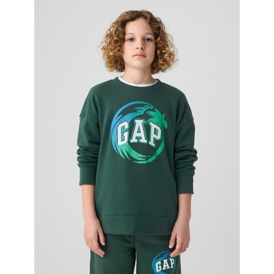 GAP Детски суитшърт с логото на GAP GAP | Zelen | Момчешки | 116/122