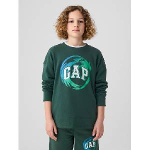 GAP Детски суитшърт с логото на GAP GAP | Zelen | Момчешки | 116/122