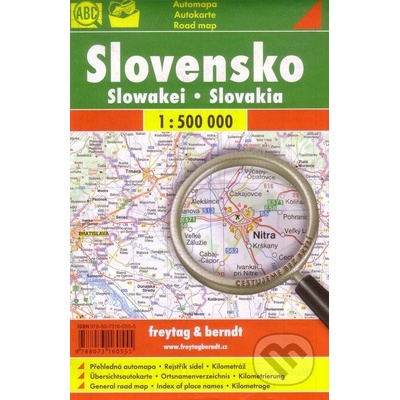 Slovensko Slowakei Slovakia 1:500 000