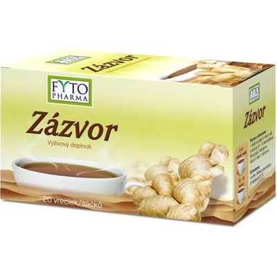 Fytopharma Zázvor čaj porciovaný 20 ks