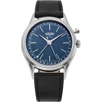 Vulcain Cricket President Blue Black Plain