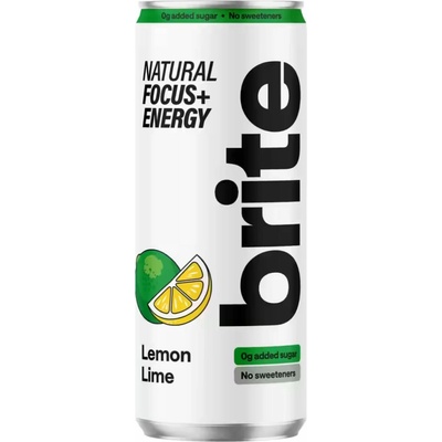 Brite Natural Focus Energy Lemon lime 330 ml