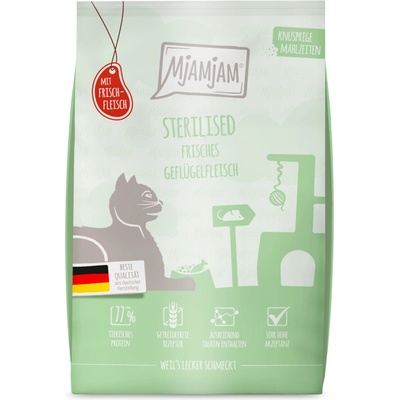 MjAMjAM křupavé krmivo sterilised drůbeží 1,5 kg