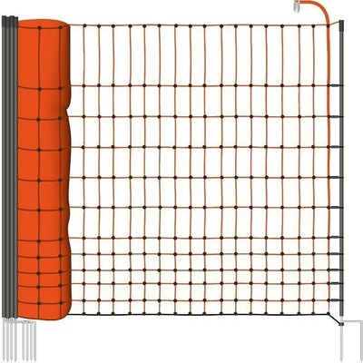 VNT electronics s.r.o. Vodivá síť elektrického ohradníku pro drůbež a kuřata, výška 112 cm, délka 50 m, dvojitý hrot