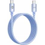 Forever Кабел Forever Vibe, USB-C - USB-C, 1, 0 m, 60W, светло син
