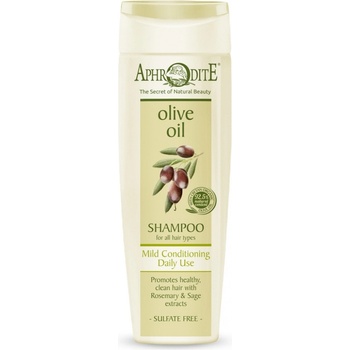 Aphrodite Skin Care Shampoo na vlasy olivová jemná denní péče 250 ml