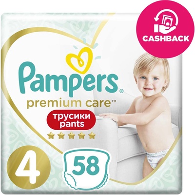 Pampers Premium Care Pants 4 58 ks