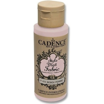 Cadence Style Matt Fabric farba na textil 59 ml matná svetloružová