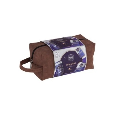 Nivea Hyaluron Men s balzámem po holení 100 ml pleťovým krémem 50 ml + sprchovým gelem 250 ml
