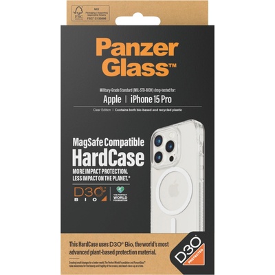 PanzerGlass HardCase D3O s MagSafe iPhone 15 Pro čiré