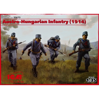 ICM Austrian-Hungarian Infantry 1914 4 figúrky 1:35