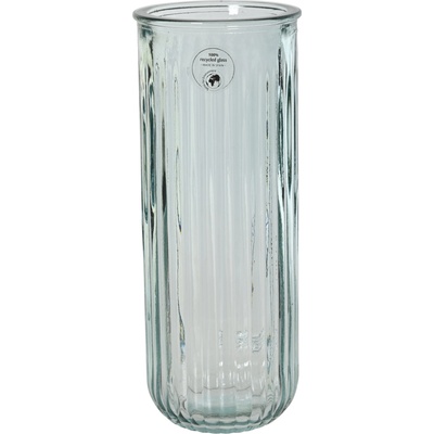 DECORIS ВАЗА СТЪКЛЕНА 810106 Ø11х28см СИВА (810106)