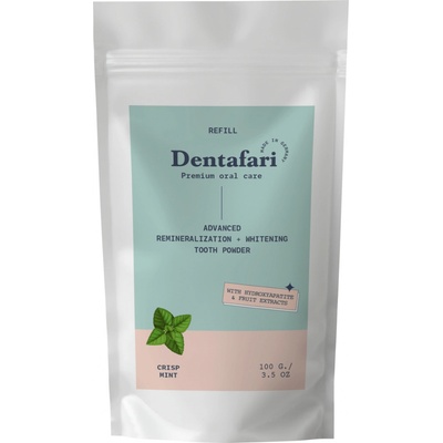 Dentafari Prášok na čistenie zubov Crisp Mint 100 g