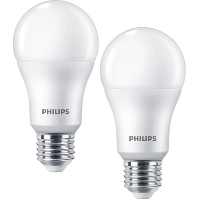Philips 2x LED Žárovka E27 A60 13W = 100W 1521 lm 2700K teplá bílá
