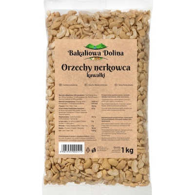 Bakaliowa Dolina Kešu ořechy sekané 1000 g