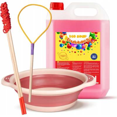 Tekutina do bublifuku 10 L MBtoys se 2 tyčkami pro děti