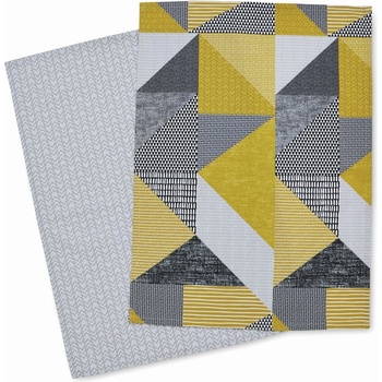 Catherine Lansfield Памучни кърпи за съдове в комплект от 2 бр. 50x70 cm Larsson Geo - Catherine Lansfield (KT/44750/W/TT2/OC)