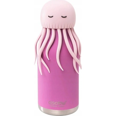 Asobu Bestie Medúza ružová so slamkou 460 ml