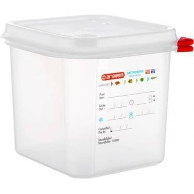 araven Nádoba s vekom HACCP GN1/6 150 mm 2,6 l plast 1 ks