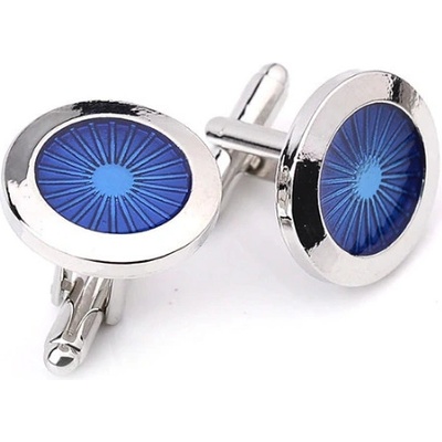 Amparo Miranda manžetové knoflíčky C0238 modré – Zboží Dáma
