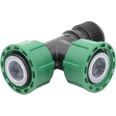 Irritec PP holendrový T kus 1" M x F x F PN10, 50/100ks-box