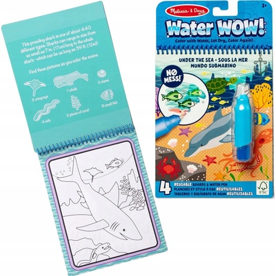 Vodná Omaľovánka Water Wow! Podmorský svet Melissa & Doug 19445