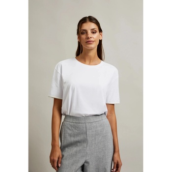 Moodo Бяла дамска тениска Moodo Moodo | Byal | ЖЕНИ | XS
