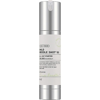 VT Cosmetics Mild Reedle Shot 50 Skin Serum бустер за дълбоко подобряване на текстурата на кожата унисекс 50 мл