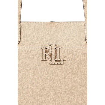 Ralph Lauren Кожена чанта Lauren Ralph Lauren в бежово 431960183 (431960183)