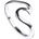 Silenti Jewelry Сребърен пръстен "Спокойствие" - 6 - 52мм (16.6мм диам. )