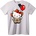 NOONEBRAND Тениска с Hello Kitty и балон - 3XL, White