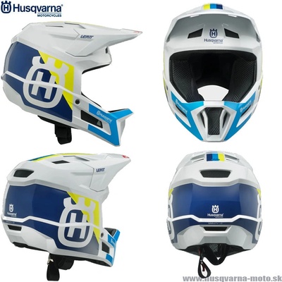 Husqvarna Kids Gravity Edrive helmet blue 2023