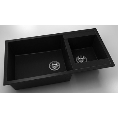 FAT Мивка Vanguard 235, Fat Granite, 1008 Черен металик, с включен сифон