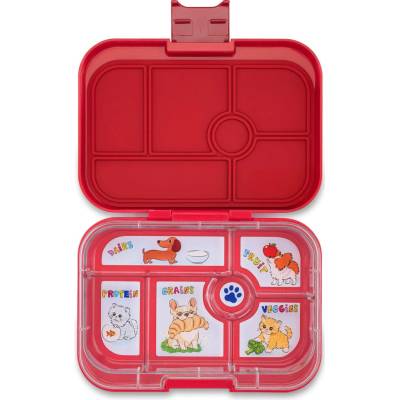 Yumbox desiatový box Original Wow red Cats and Dogs