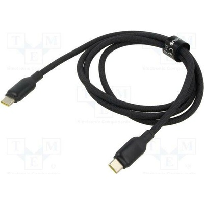 Baseus E0423300 USB C vidlice z obou stran 1m černý