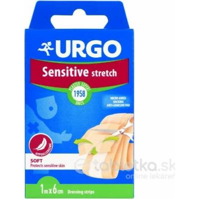 URGO SENSITIVE Náplasť na citlivú pokožku 1 m x6cm