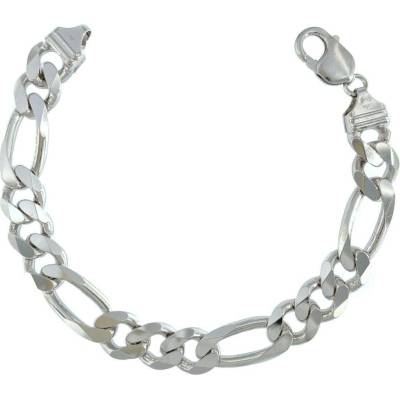 INFINITYSILVER Strieborný náramok figaro 11mm 1002300R22