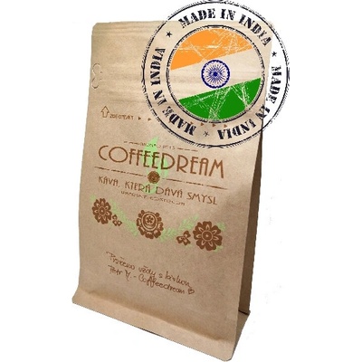 Coffeedream Káva India Kaapi Royal hrubé mletí frenchpress filtrovaná káva R01 250 g