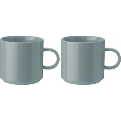 Stelton Hrnek na kávu prašně zelená kamenina 2 x 200 ml