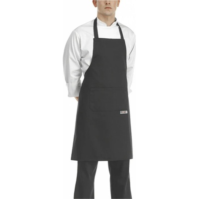 Egochef Черна предна престилка Его Шеф, Италия (6103 002n)