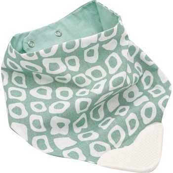 Image 1 of BabyJem Лигавник-бандана с гризалка BabyJem - Зелен (686)