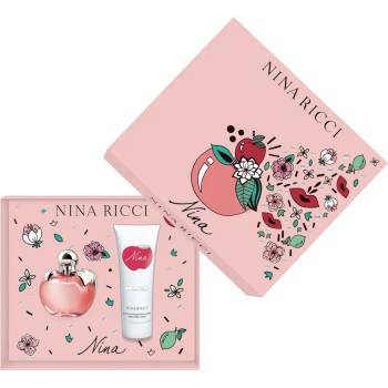 Nina Ricci Nina Подаръчен комплект, Тоалетна вода 50ml + Мляко за тяло 75ml, Жени