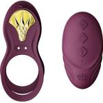 ZALO Bayek Cockring Vibrator with Remote Control Purple
