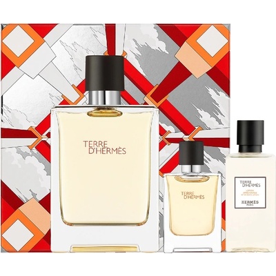 Hermès Terre D' Hermes (EDT) Gift Set - EDT 100 ml + After Shave Lotion 40 ml + EDT 12 5 ml за мъже