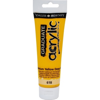 Daler-Rowney Graduate АКРИЛНА боя Cadmium Yellow Deep Hue 120 ml 1 бр (123120618)