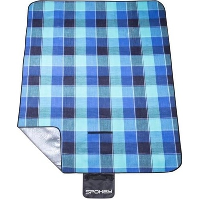 Spokey PICNIC FLANNEL Pikniková deka s popruhem akryl 150 x 180