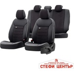 Otom Тапицерия за седалки Otom Premium PRM118 (Черно/Бяло) (55074) - steficenter