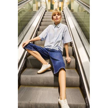 Moodo Сини дамски дънкови шорти Moodo Moodo | Sin | ЖЕНИ | XS