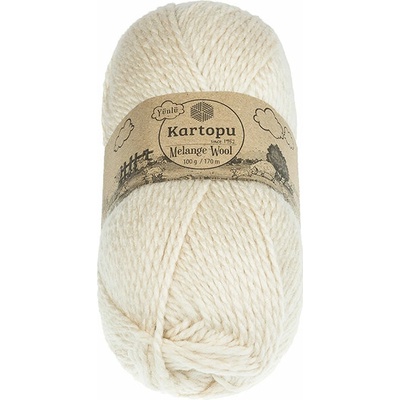 BELLATEX Priadza Melange Wool 100 g - 855 svetlo béžová