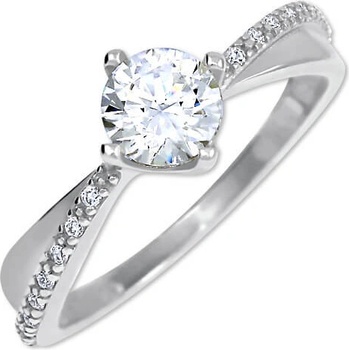 Soliter Zlatý dámsky prsteň s kryštálmi 229 001 00806 07